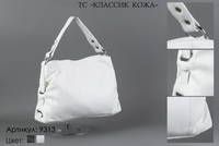 Сумки женские из натуральной кожи, артикул 9313, белый, 32х10х20 см., 4 250 руб.