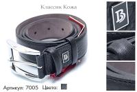Ремни мужские, артикул 7005, черный, натуральная кожа, натуральная замша, 115-130 см., 1 100 руб.