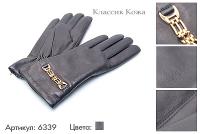 Перчатки женские из натуральной кожи, артикул 6339, чёрный, размеры все, 1 600 руб.
