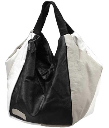 Черно-белая сумка Pola